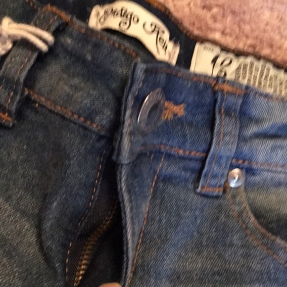 🌸NWT INDIGO REIN Girls Stretch Denim Short - sz 12 - Picture 6 of 9